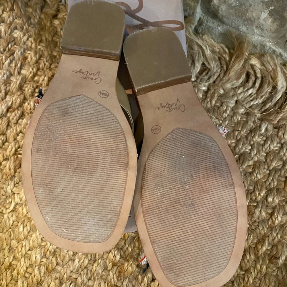 Crown Vintage Tan Embellished Sandals - Picture 4 of 4